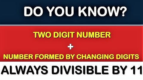 Maths facts  about 2 digit numbers | Interchanging the digits | When digits are interchanged