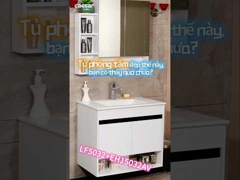 Video Lavabo + tủ treo Caesar LF5032 + EH15032AV