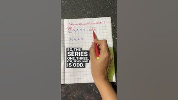 ODD EVEN series of numbers #splendidmoms