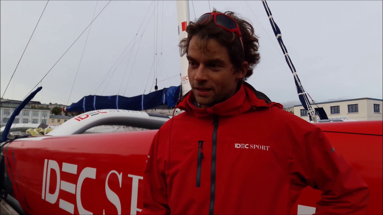 Interview de Gwénolé Gahinet pour le record du monde Trophée Jules Verne