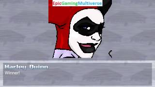 Power Girl And Wakko Warner Vs Harley Quinn And Annoying Orange In A Mugen Match Battle Fight