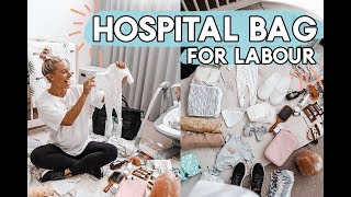 What's In My Hospital Bag!? PACK WITH ME! What I'm Bringing for a Natural Labour