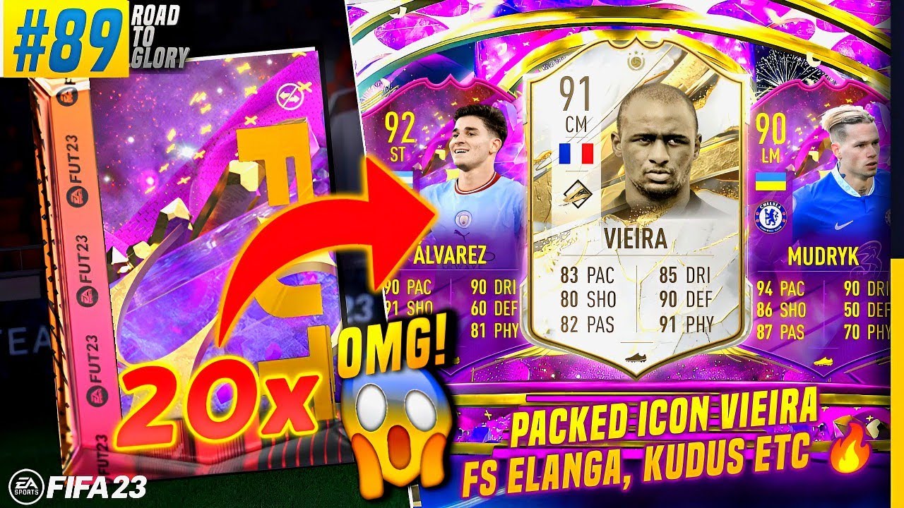 OMG! PACKED VIEIRA, ELANGA - OPENING 20x FUTURE STARS CORNERSTORE STORE PACKS | FIFA 23 • RTG #89 🔥