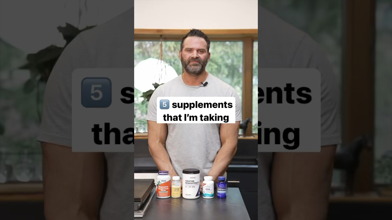 5️⃣ supplements I’m taking