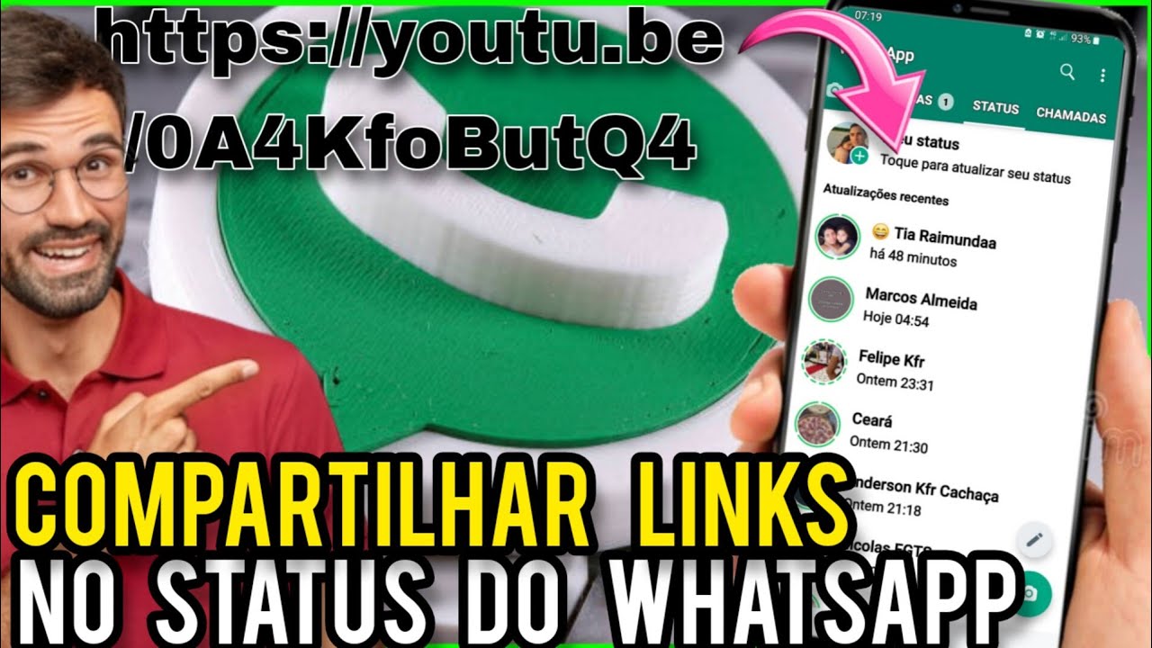 Como compartilhar links de seus sites e vendas no status do WhatsApp ...