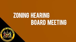 Zoning Hearing Board Meeting 5/8/24 | City of Reading, PA by Berks Community Television 19 views 1 day ago 56 minutes