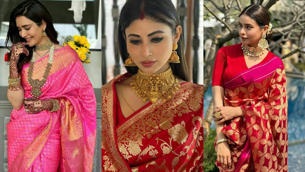 banarasi saree styling Archives - Cherry on Top | Beauty & Lifestyle