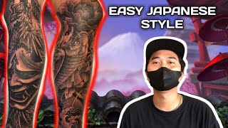 AMAZING TATTOO JAPANESE STYLE  - DRAGON X KOI [FULL VIDEO]