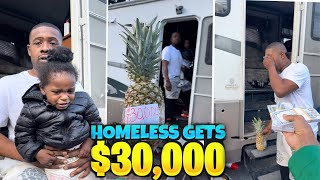 Millionaire blessed homeless man with $30,000 and his story made me cry