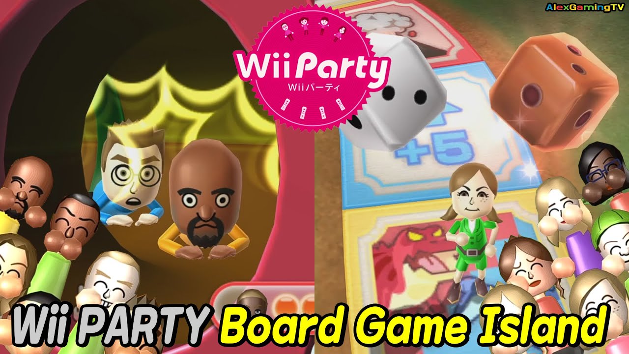 Wii Party Board Game Island Master Com Embersune Vs Emma Vs Lucia Vs Matt Alexgamingtv