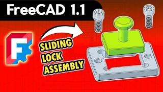 Freecad 1 1 Learn Fast U0026 Start Modeling  Lock Mechanism Design From Scratch