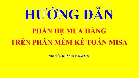 Cách lọc hóa hóa đơn nhập kho trên misa