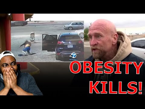 Based Homeless Man SAVES Baby From Traffic As Overweight Woman Struggles To Get Up After Falling!