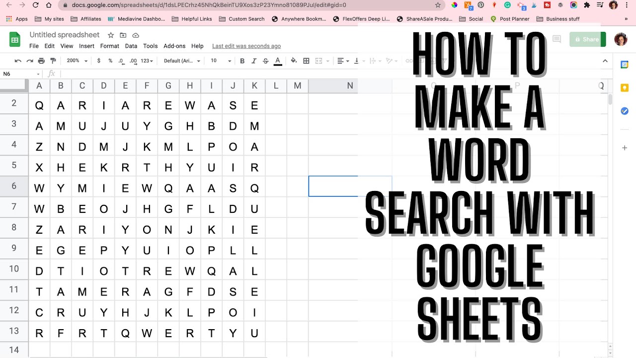 How To Make A Word Search Puzzle In Word