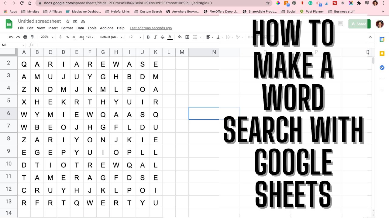 How To Create A Word Search Puzzle In Microsoft Word Crossword Puzzles Printable