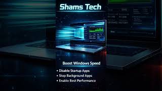 Boost Windows PC Speed 🚀 Without Any Software | Shams Tech