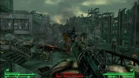 Super Mutant Behemoth Fight Fallout 3 PC