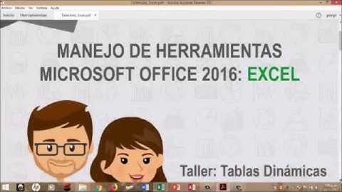 Vídeo tutorial actividad 4 - EXCEL 2016 SENA