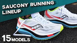 SAUCONY Running Lineup 2022. 15 models Review and Comparison.