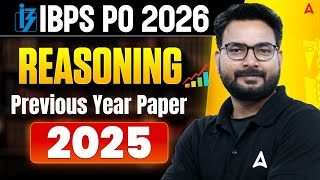IBPS PO 2026 Reasoning Preparation | Reasoning 2025 Previous Year Paper | By Sourav Sir