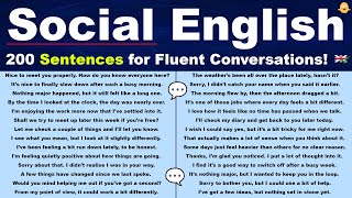 Everyday Social English 200 Sentences For Fluent Conversations