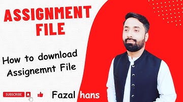 how to download assignment file | vulms | vu | assignment solutions