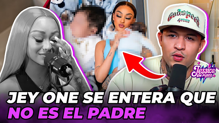 JEY ONE CONFIRMA QUE NO ES EL PADRE DEL HIJO DE LA PERVERSA