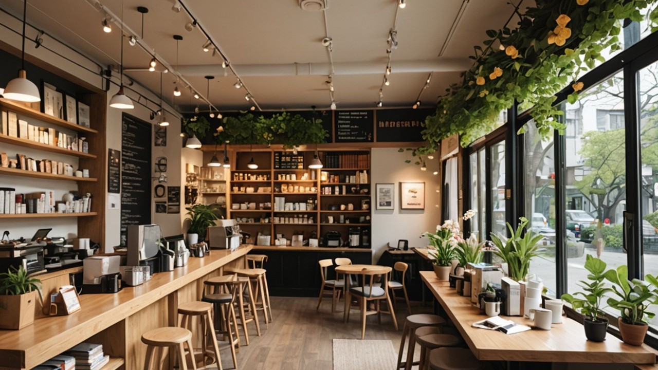 Stress Relief With Peaceful cafe Ambience & Retreat Jazz Music