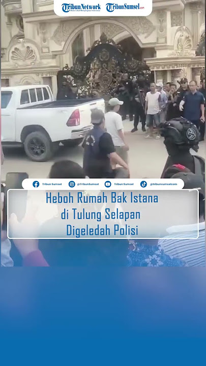 Heboh Rumah Bak Istana di Tulung Selapan Digeledah Polisi