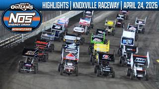 World of Outlaws NOS Energy Drink Sprint Cars | Knoxville Raceway | April 24, 2026 | HIGHLIGHTS