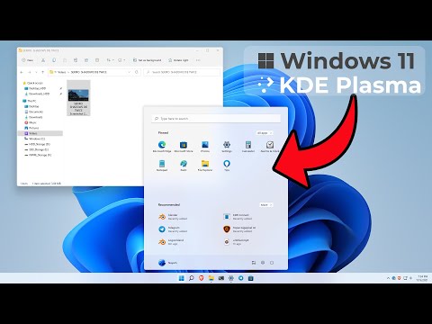 Make KDE Plasma look like Windows 11