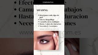 cual es la diferencia entre microblading,  microshading, micropigmentacion y cejas hibridas?