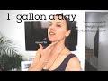 7 DAY WATER DRINKING CHALLENGE // 1 gallon a day