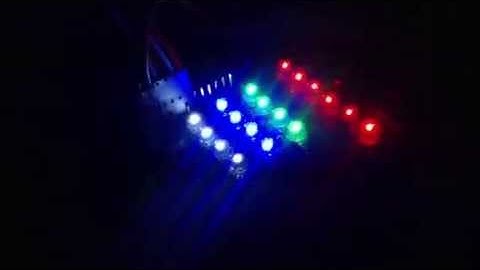 Raspberry Pi Software PWM Driven LED Array