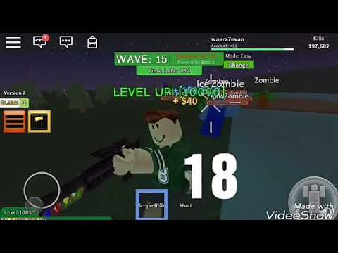 18 Scope Rifle Zombie Attack Roblox Game Online Free Play - roblox zombie online