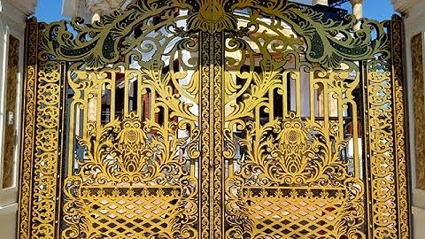 Cổng sắt mỹ thuật CNC kiểu Hoa Lá Tây lắp đặt tại An Phú, Gia Lai | Đt/Zalo: 0979 532.768