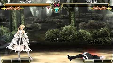 Saber Lily vs Saber Alter - Fate/Unlimited Codes