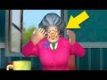 ПРАНК С ПАУКОМ Прохождение игры Scary Teacher 3D уровень найти паука