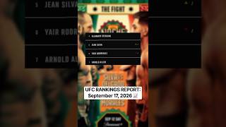 Information UFC Rankings Report: September 17, 2026 📈 #shorts #mma Guide