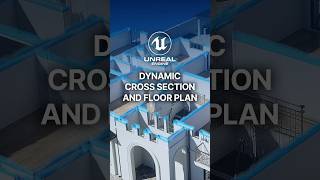Dynamic Cross Section and Floor Plan in Unreal Engine. Free Tutorial #unrealengine