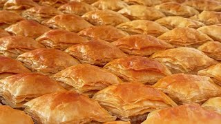 🔊NO OPENING ONE BY ONE MERGIN ❗NO ROLLING PLATE❗️MY MOTHER'S EPIC 60 TIMES CRUSKY HOME BAKLAVA RECI