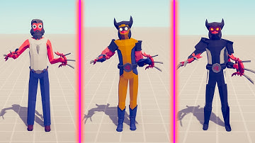 EVOLUTION OF WOLVERINE - Totally Accurate Battle Simulator TABS