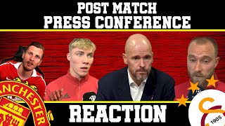 Post Match Reaction | Ten Hag + Hojlund + Eriksen  Manchester United vs Galatasaray 2-3