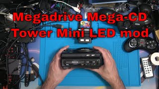 Megadrive Mega-CD Tower Mini LED mod (Genesis - Sega CD Mini) screenshot 3