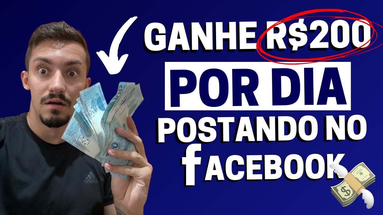 Ganhe dinheiro agora POSTANDO NO FACEBOOK -  Máquina de dinheiro - Curso gratuito completo