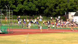20140927　大阪府中学総体8B選考会（秋季総体）　1年男子　4×100mR　予選　3組　マスミ