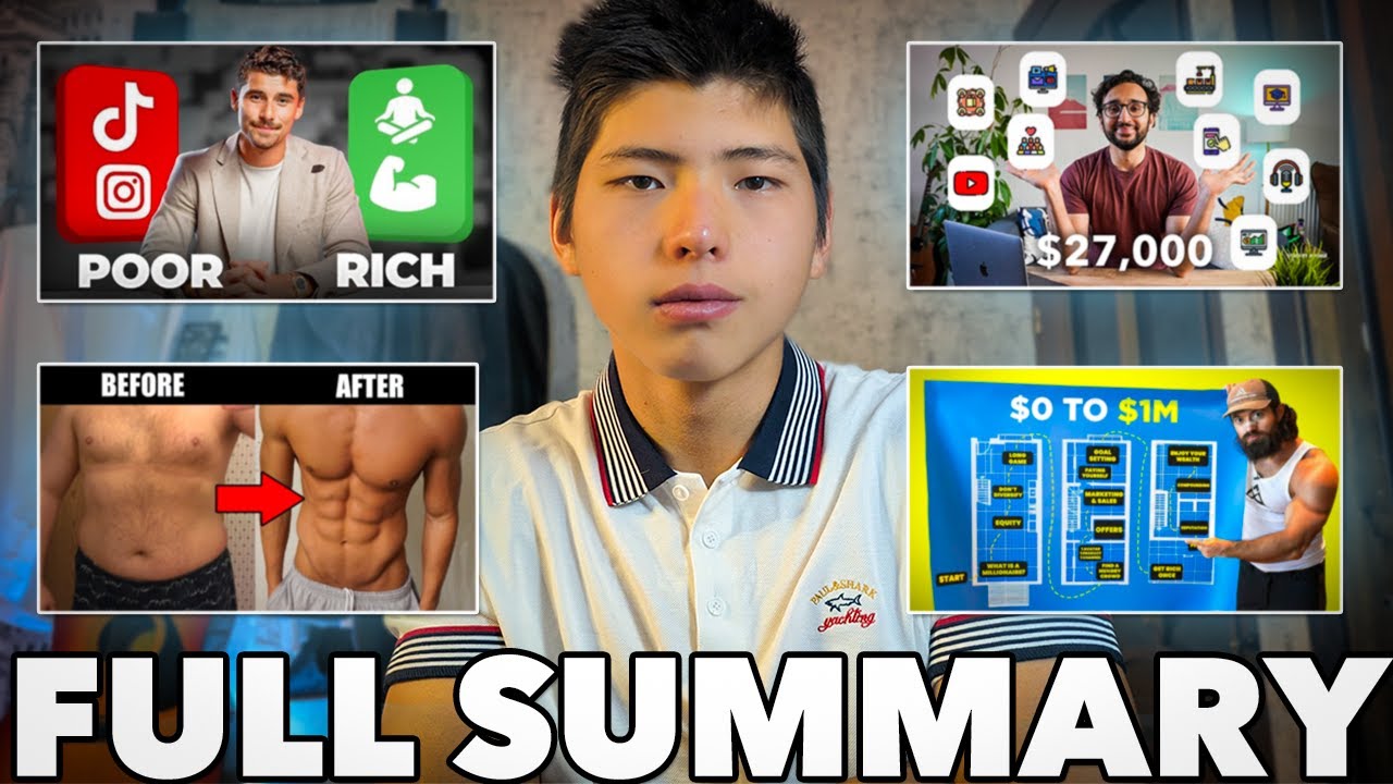 I've Watched 1000 SELF-IMPROVEMENT Videos and Here's the Summary