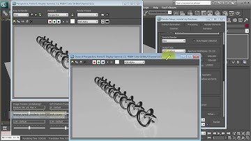 3ds max, mental ray - DOF - Bokeh - tutorial - HD