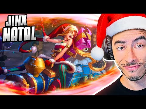 I played with the first Christmas skin I bought.