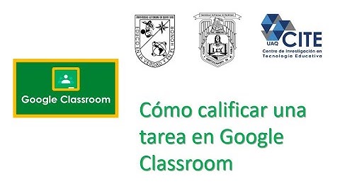 Cómo calificar una tarea en Google Classroom